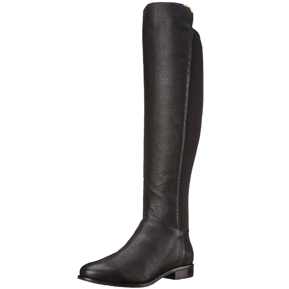 NEVER WORN! Cole Haan Duchess Over-The-Knee Black Leather Boots